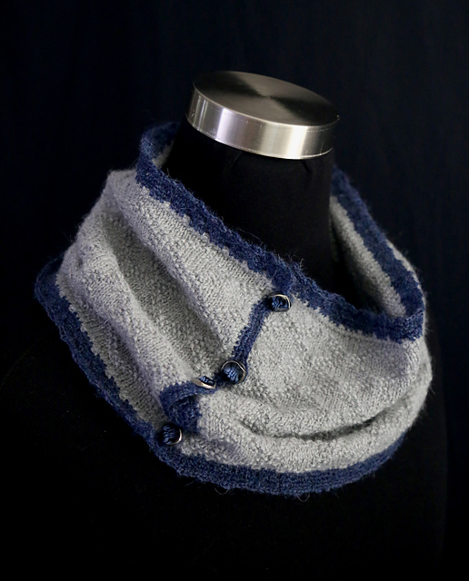 Brocade Button Cowl