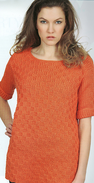 Garter and Rib Pullover