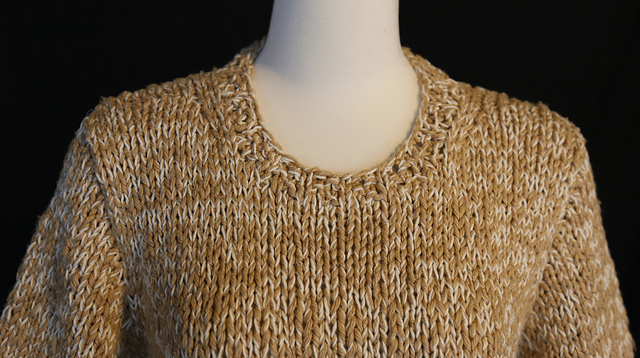 Marled Boxy Top