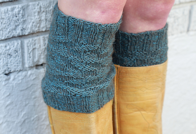 Roaming Check Boot Cuffs