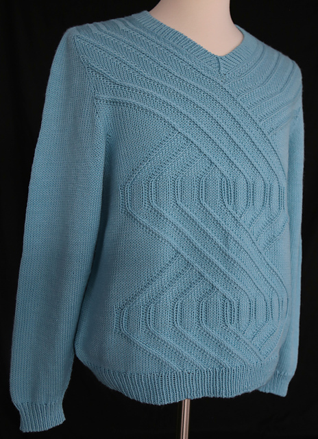 Ultra Wide Mock Cable Pullover