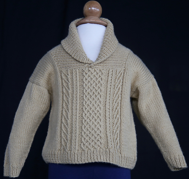 Baby and Big Boy Bavarian Sweater