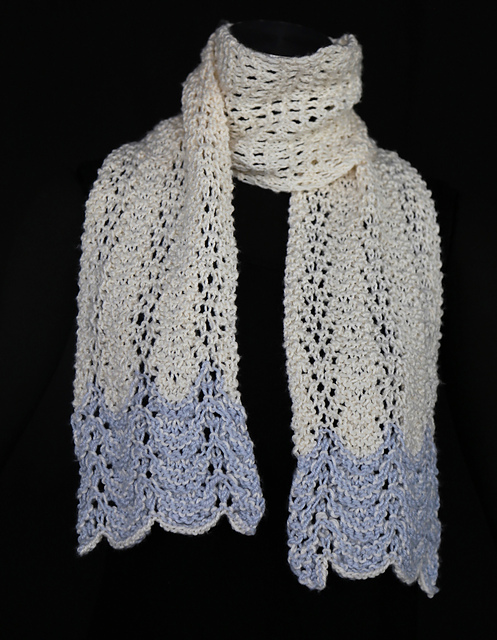 Cream Reversible Scarf