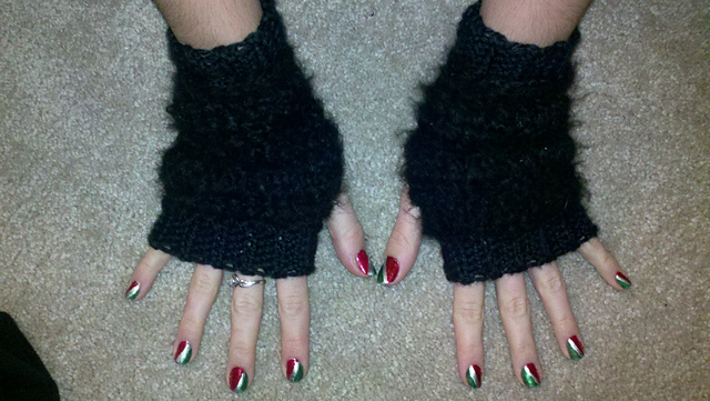 Fuzzy Wuzzy Wrist Warmers