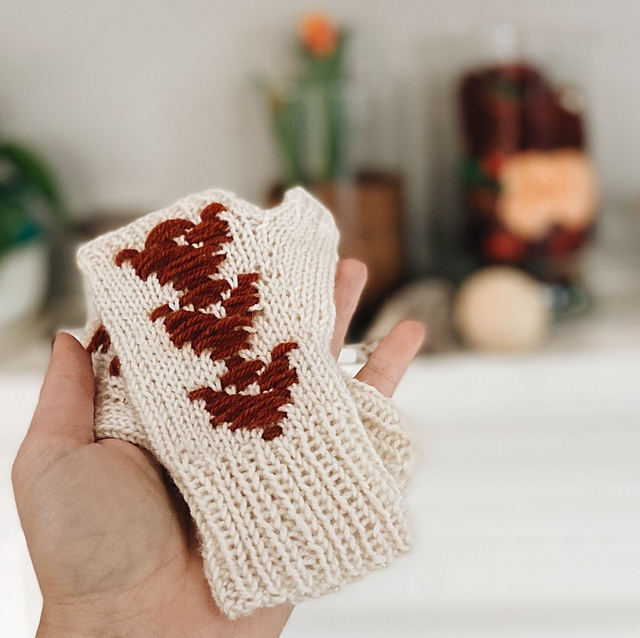 Growing Wild Fingerless Gloves