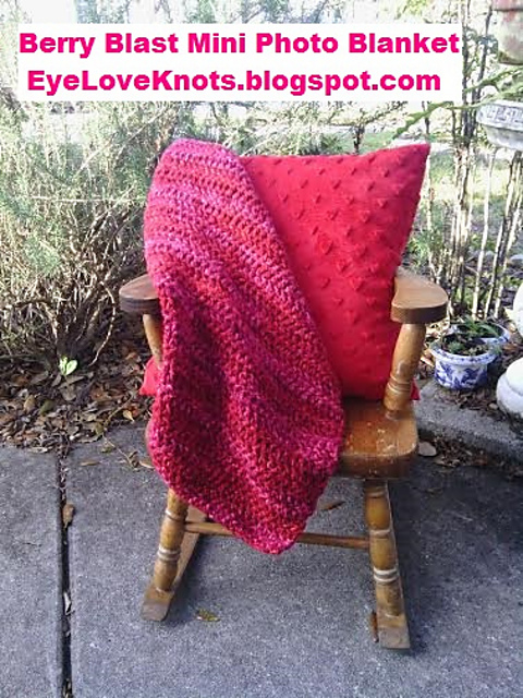 Berry Blast Mini Photo Blanket