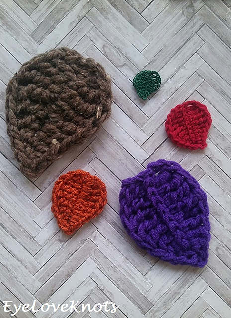 Crochet Leaf 2 Ways