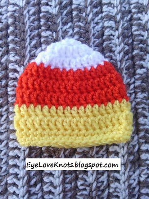 Preemie Candy Corn Beanie