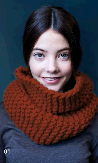 33 Artico Garter Stitch Cowl
