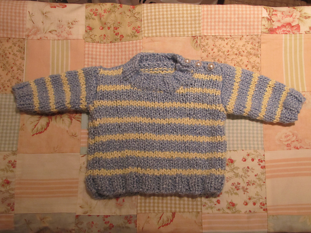 Stripped Baby Bamboo Pullover