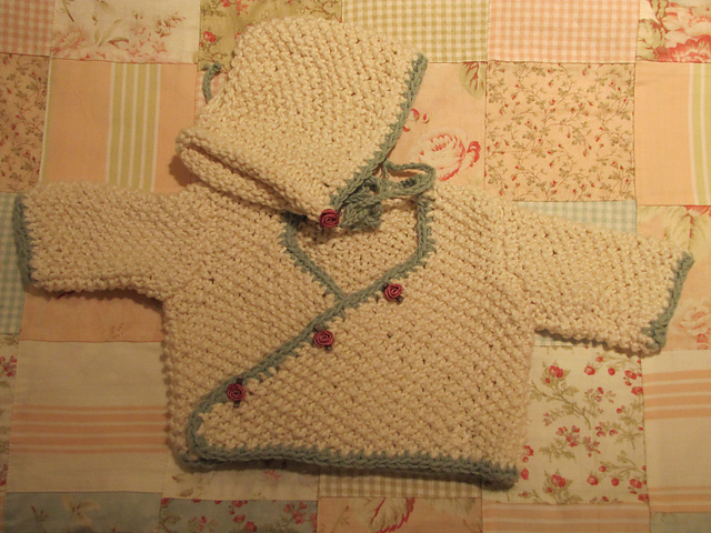 Criss Cross Baby Cardigan