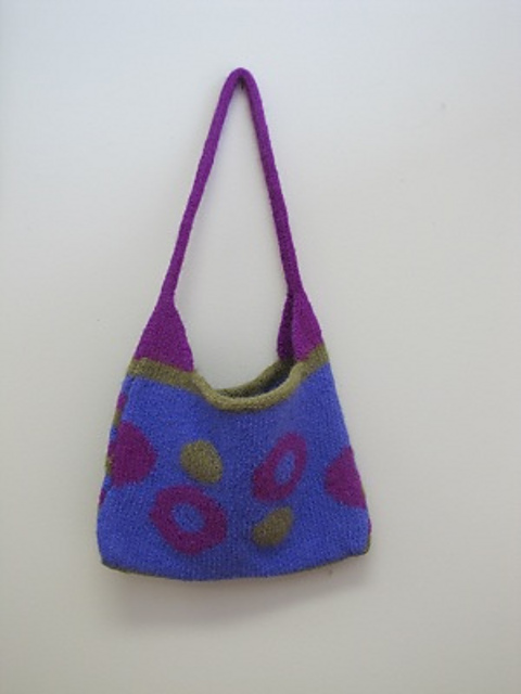 Felted Dot Bag