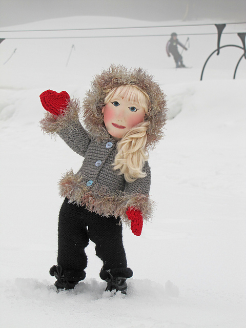 Winter Coat, Pants, and Mittens: To Fit 18" Dolls