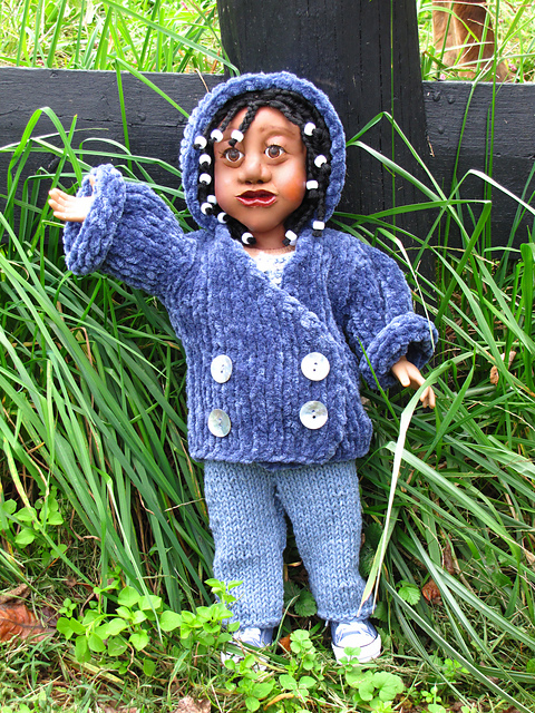 Hello Friend Coat: To Fit 18" Dolls