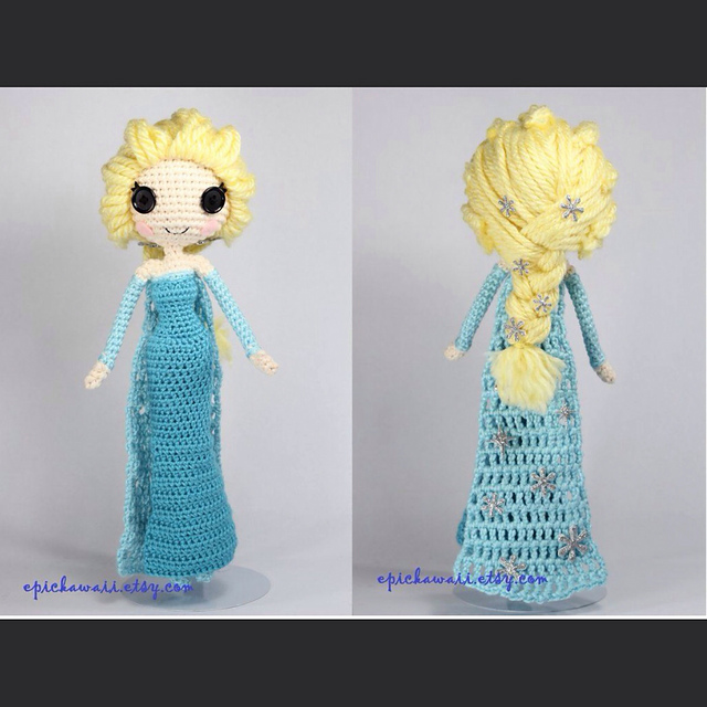 Ravelry: Snow queen Elsa from Frozen pattern by Epic Kawaii