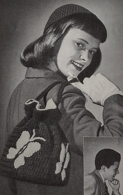 Crochet bag and calot