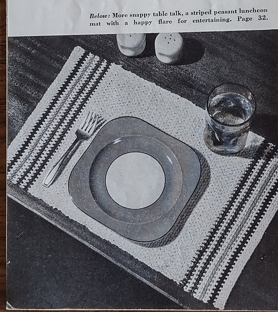 Peasant Luncheon Mat