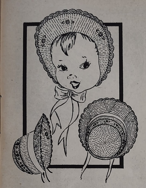 Knitted Bonnet with wired brim
