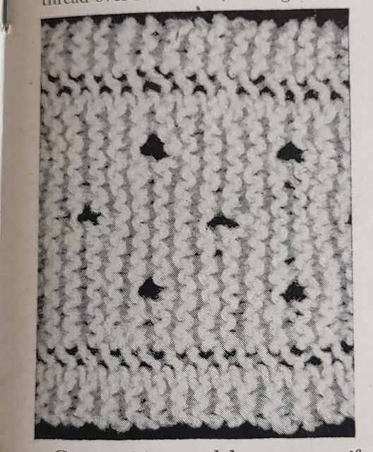 Knitted Insertion