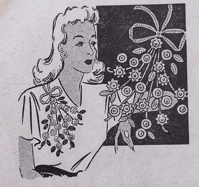 Bow and Flowers