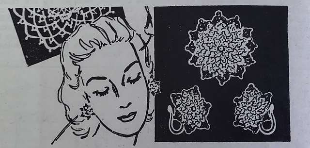 Bandeau, Brooch and Earings