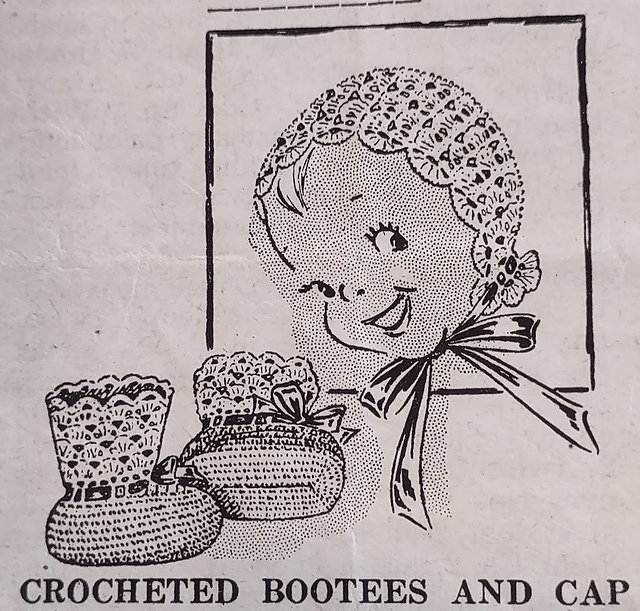 Bootees and Cap