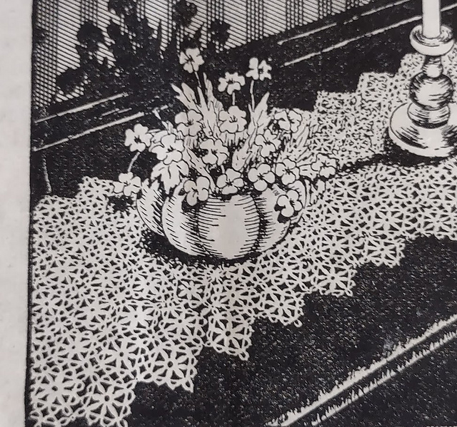 Motif for allover lace