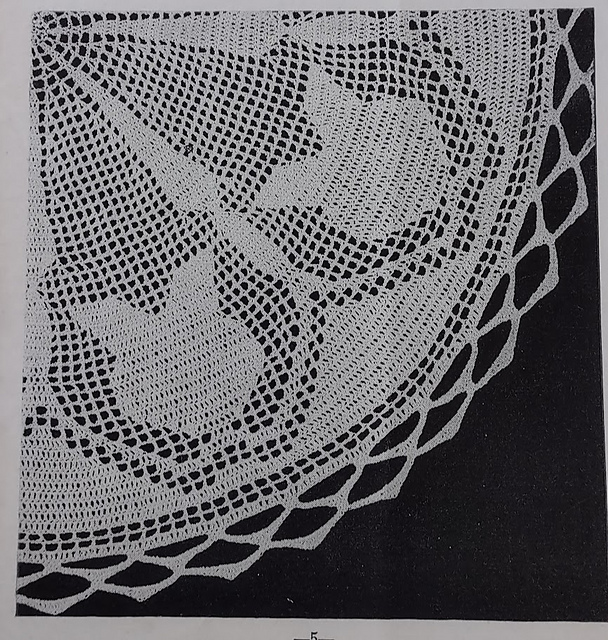 Valse Filet Rund Ravelry: Round Filet Doily pattern by Workbasket Magazine