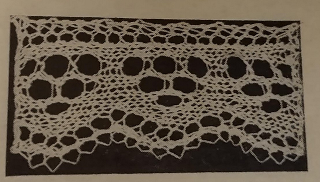 Triangle Eyelet Knit Edge