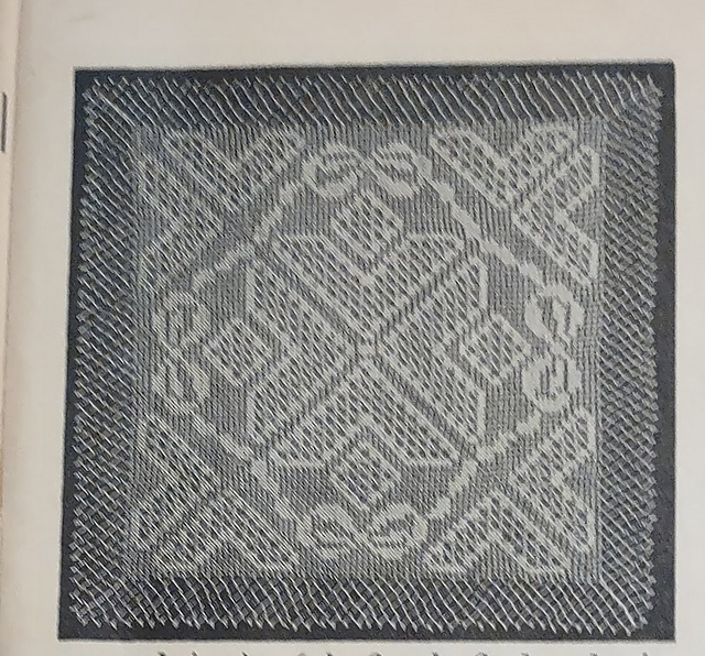 Square Doily with Bow Knot