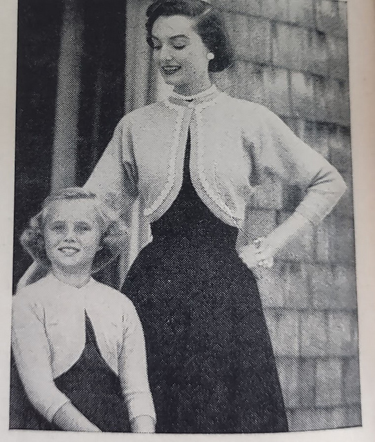 Mother and Daughter Knit Boleros