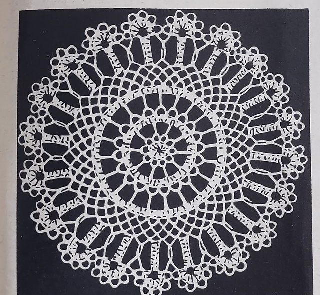 Doily with Scalloped Edge
