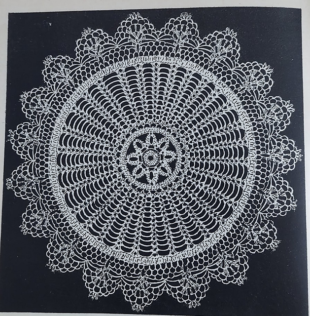 Wagon Wheel Doily