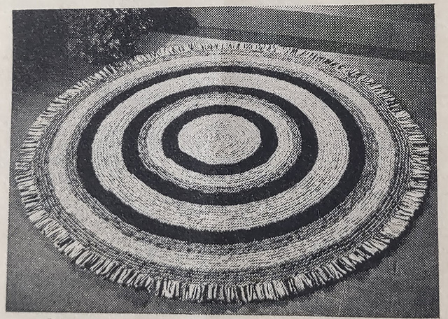 Round Crochet Rug
