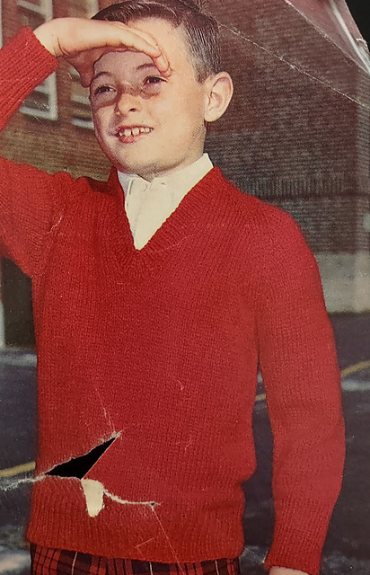 Boy's V-Neck Pullover
