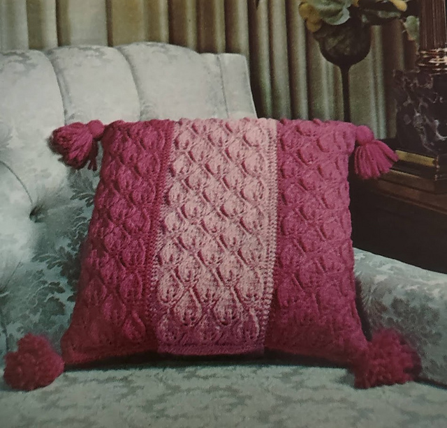 Leaf Pattern Pillow