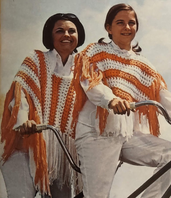 Mother Daughter Poncho