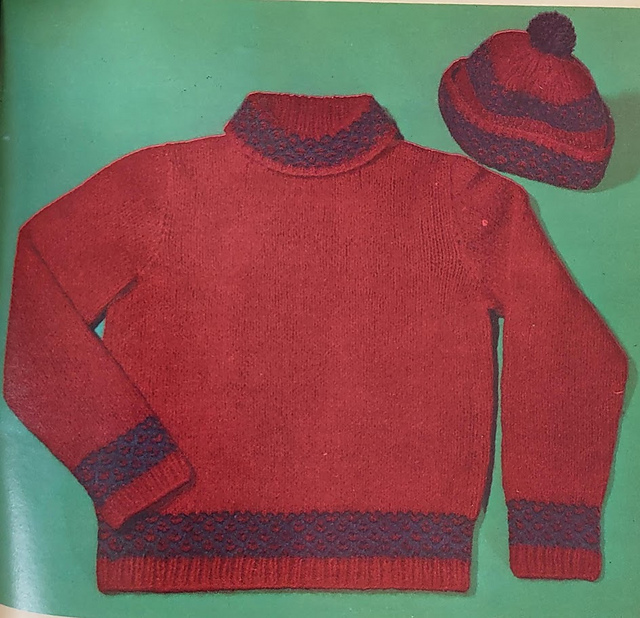 Decorative Turtleneck and Cap