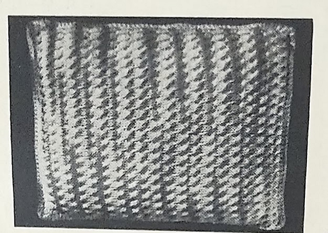 Eyelet-in-Yarn Pillow