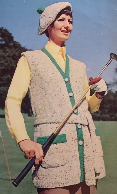 Sleeveless Cardigan and Tam