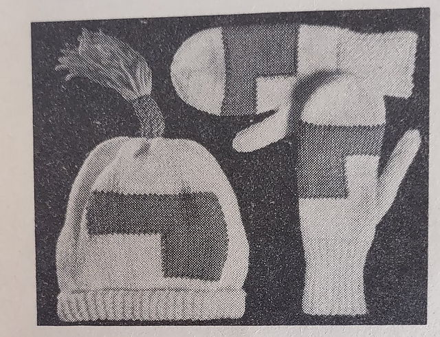 Patchwork Mittens and Cap