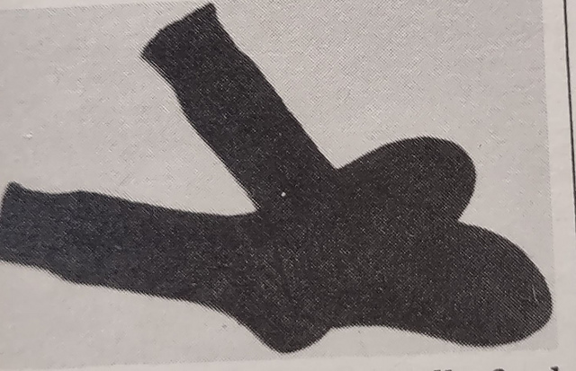 Moss Stitch Stripe Socks