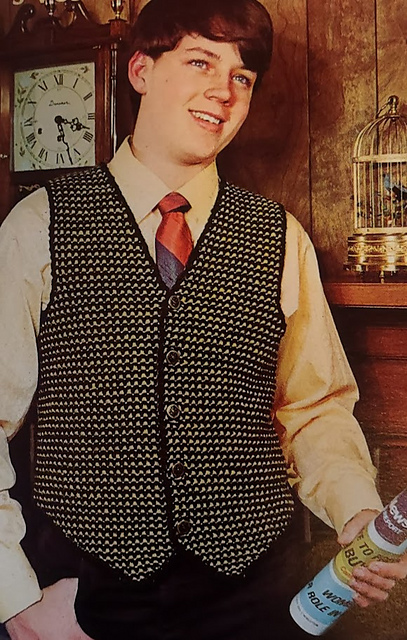 Gold and Black Vest