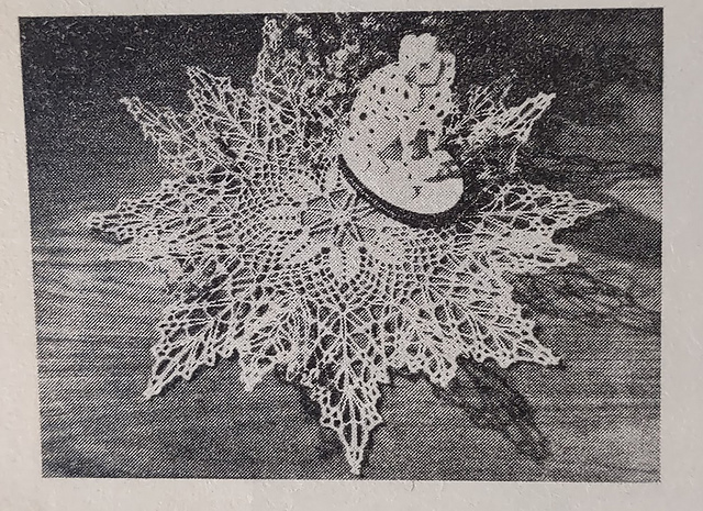 Rose Ruffle Doily