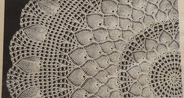 Round Crochet Tablecloth