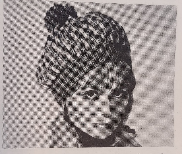 Tri-Color Pattern Beret