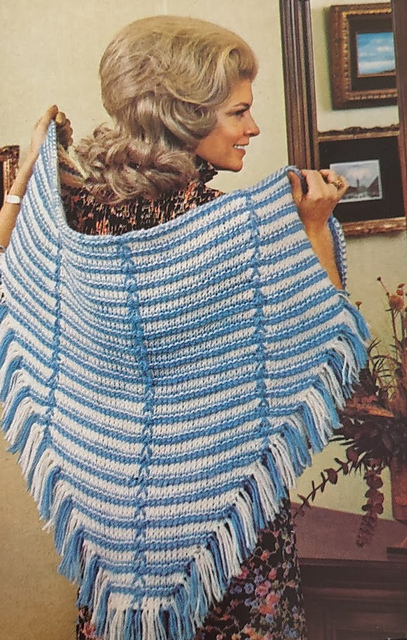 Shawl with Fringe
