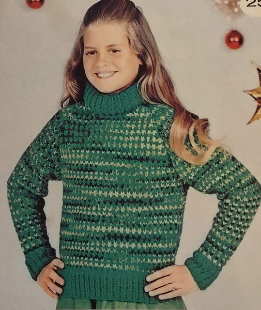 Girl's Ski Sweater