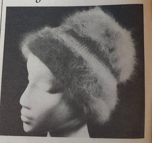 Angora Pill Box Hat