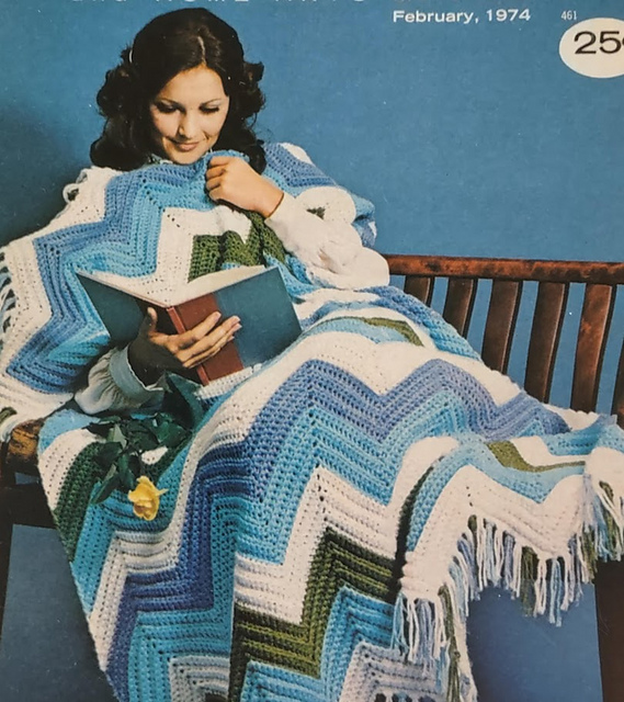 Chevron Afghan
